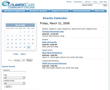 Atlantic Cape Community College Education  