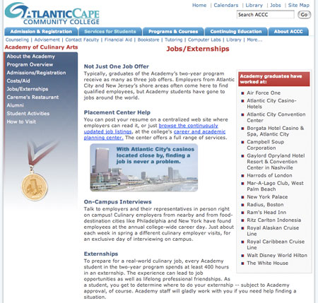 Atlantic Cape Community College Education  