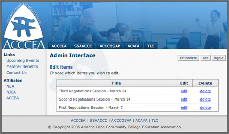 Atlantic Cape Community College Education Association 